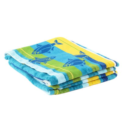 Rans Double Jacquard Velour 400 GSM Cotton Beach Towels Thumbnails