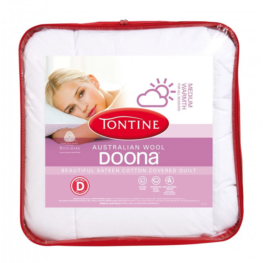 Tontine Australian Wool All Seasons Quilt Doona 375 gsm