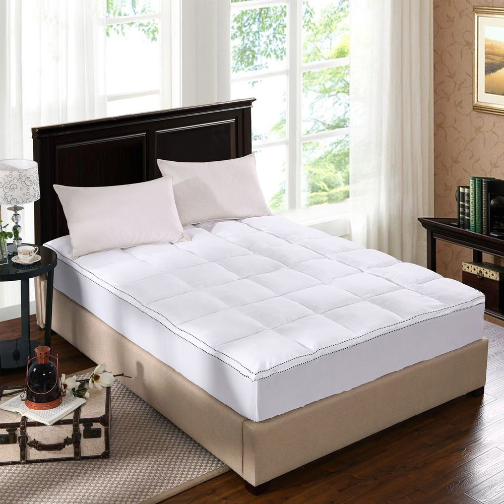 Luxury 1000GSM Bamboo and Microfibre Mattress Topper