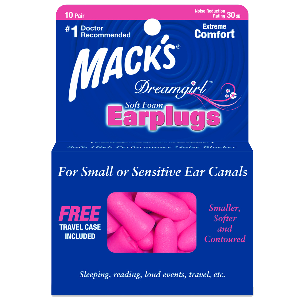 Mack's Dreamgirl Soft Foam Earplugs