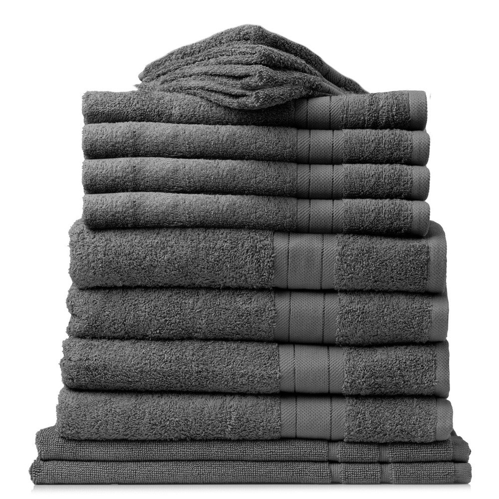 Royal Comfort 14 Piece Mirage Luxury Plush 100% Cotton Bath Towel Set