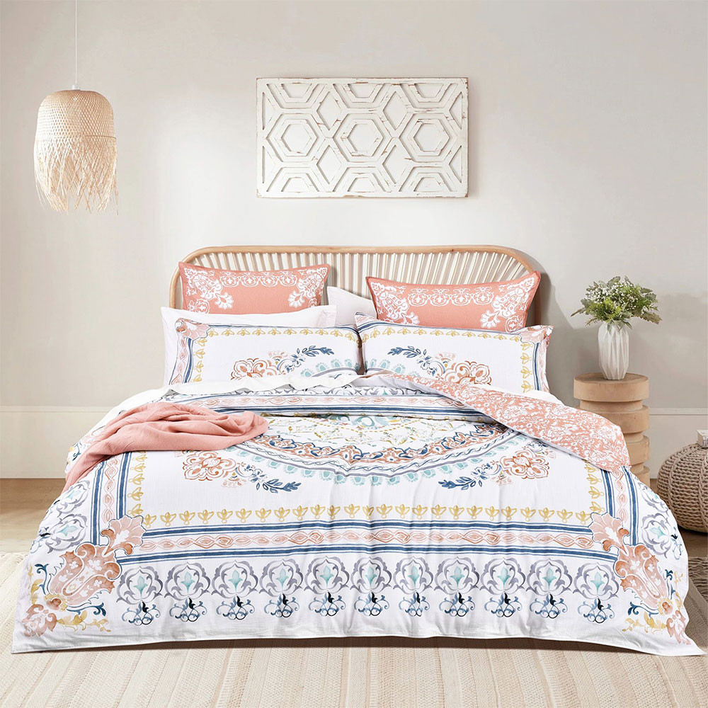 Renee Taylor 300 Thread Count Kalina Cotton Quilt Cover Set