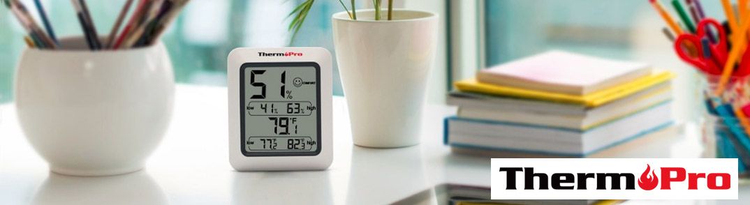 ThermoPro Digtal Thermometer and Humidity Level Hygrometer Banner