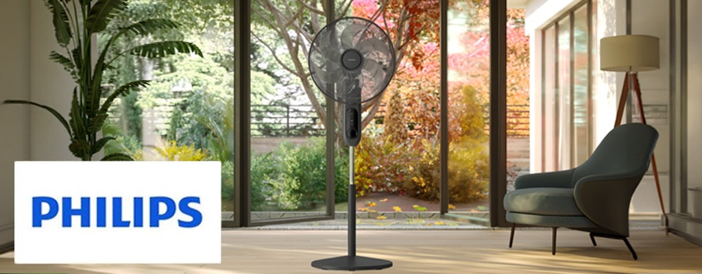 Philips Series 1000 Pedestal Fan Remote Black Mobile Banner