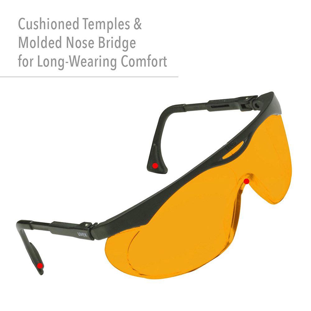 Cushioned Temples & Molded Nose Bridge