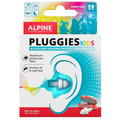 Alpine Pluggies Kids Reusable Ear Plugs