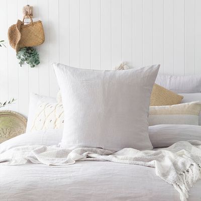 Bambury French Flax Linen European Pillowcase Hazel