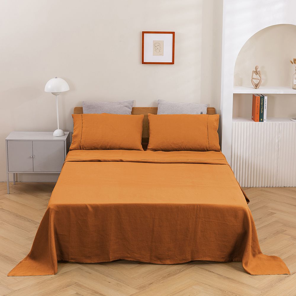 Natural Home Vintaged Hemp Sheet Set