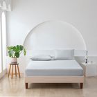 Essn 500TC Cotton Sateen Fitted Sheet Set Silver