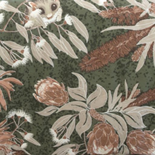 Floral Printed Design Logo