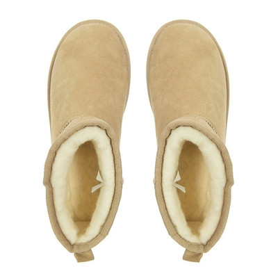 Uggaroo Beige Lucie Mini Platform Slipper Boots Womens