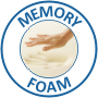 Sleep Solutions memory foam label