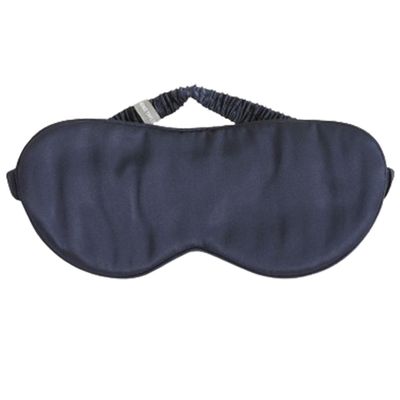 Renee Taylor 100% Mulberry Silk Navy Eye Mask