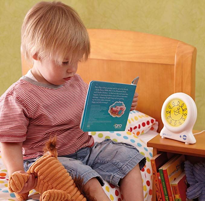 Original Groclock Kid Reading the Book