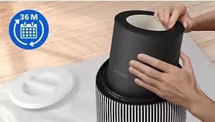 Long-lasting filter of 3 years