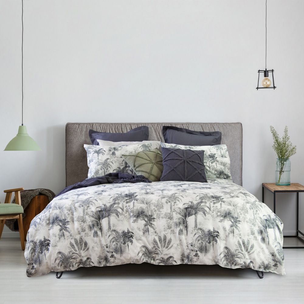 Jamie Durie by Ardor 100% Cotton Mist Quilt Cover Set