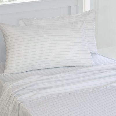 Jelly Bean Kids Stripe Printed Sheet Set Chambray