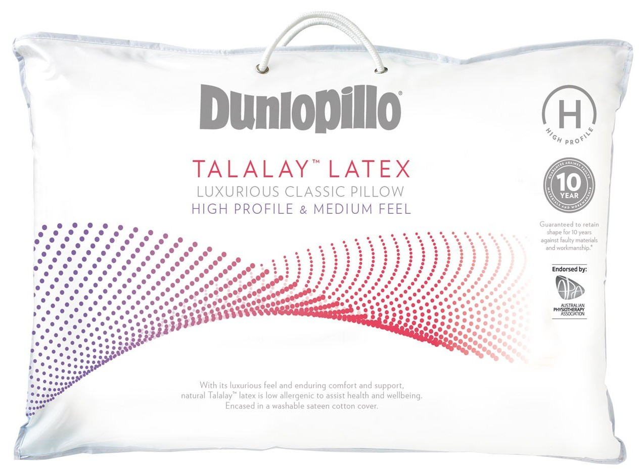 dunlopillo latex high profile