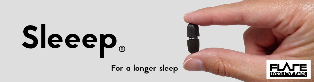 Flare Aluminium Sleeep Reusable Ear Plugs for Sleeping Banner