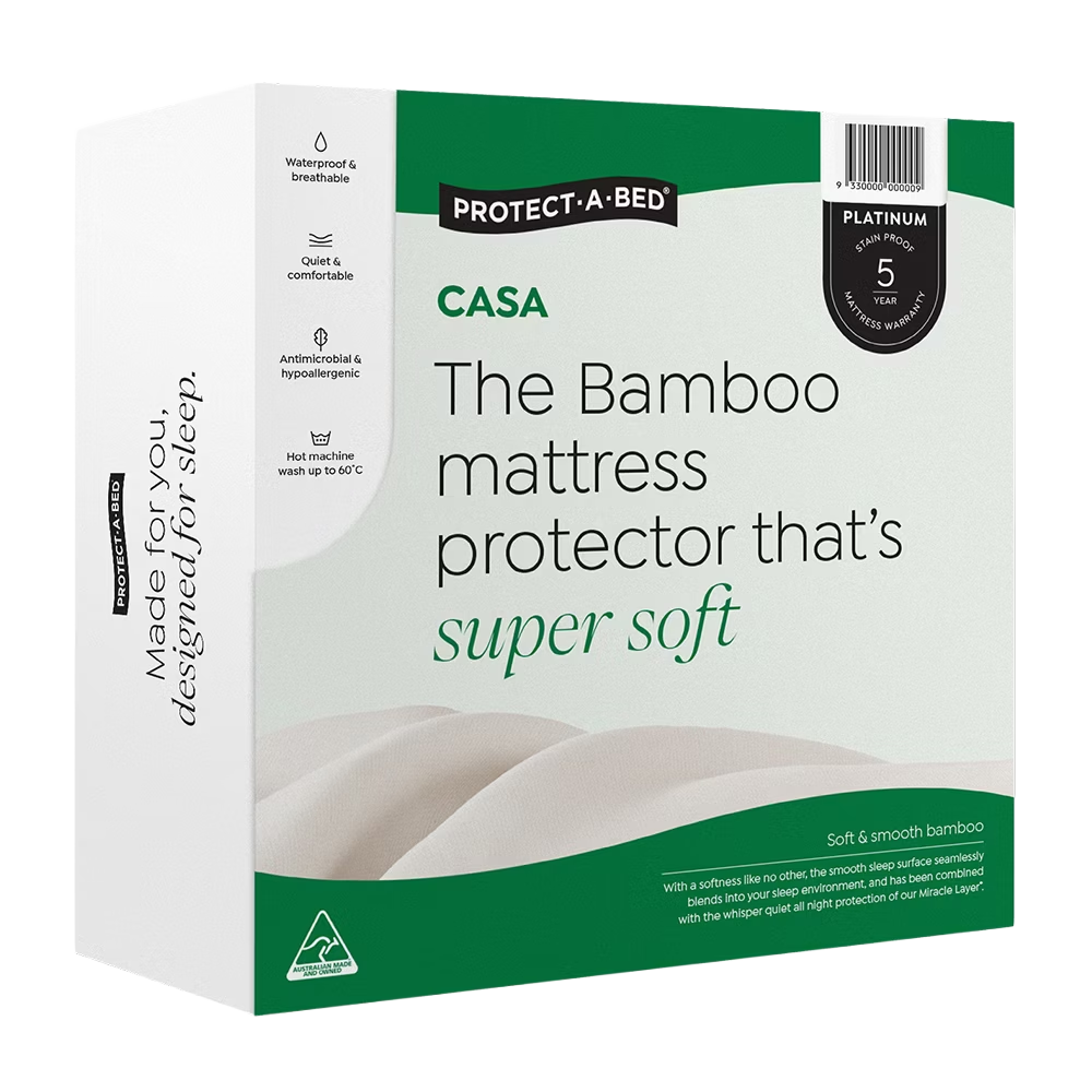 Protect-A-Bed Super Soft Bamboo Jersey Fitted Waterproof Mattress Protector Thumbnail