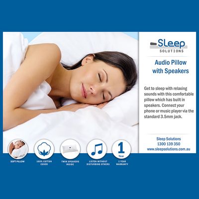 Audio Pillow With Speakers Pillow