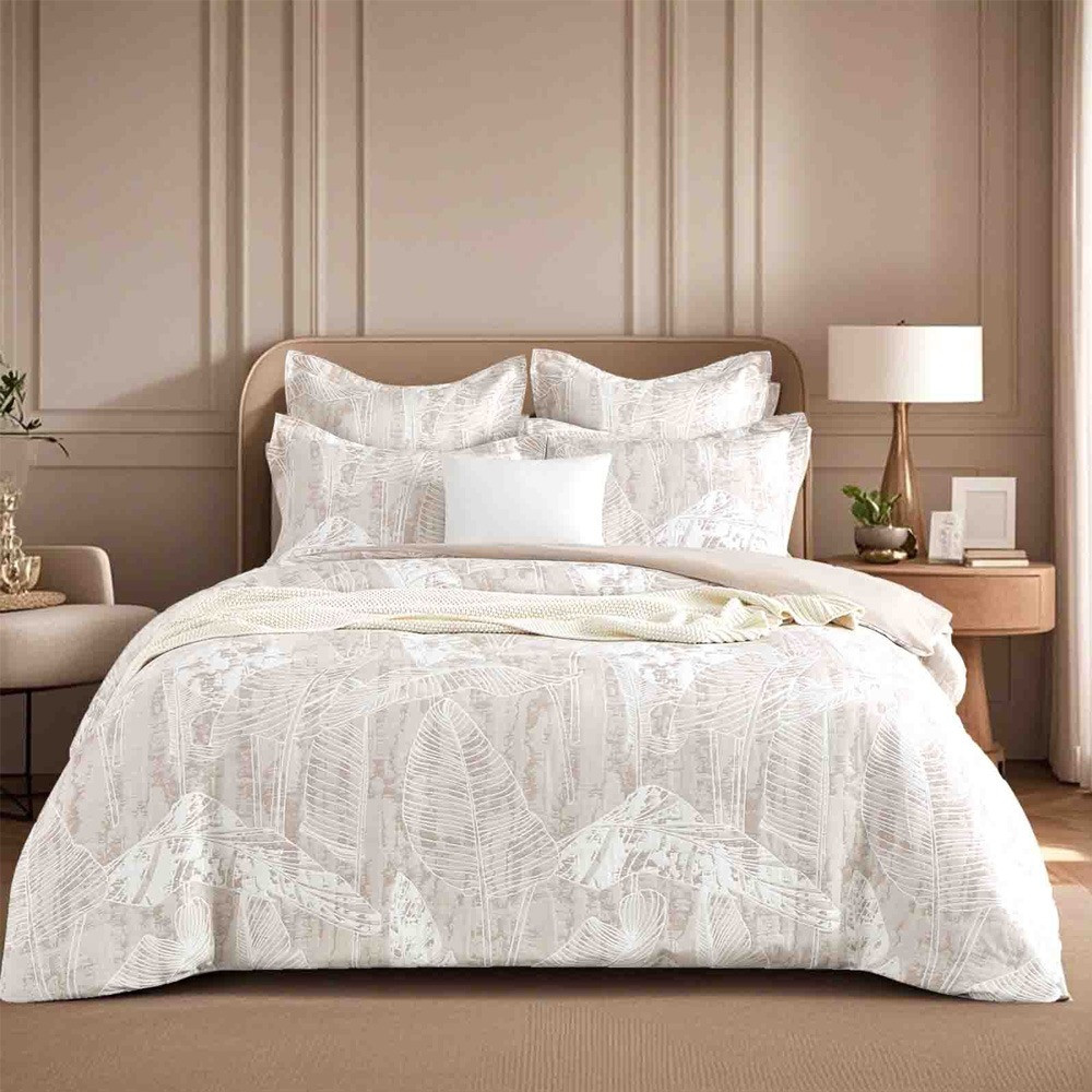 Renee Taylor Panache Jacquard Quilt Cover Set