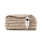 Dreamaker Nara Faux Fur Mink Heated Throw