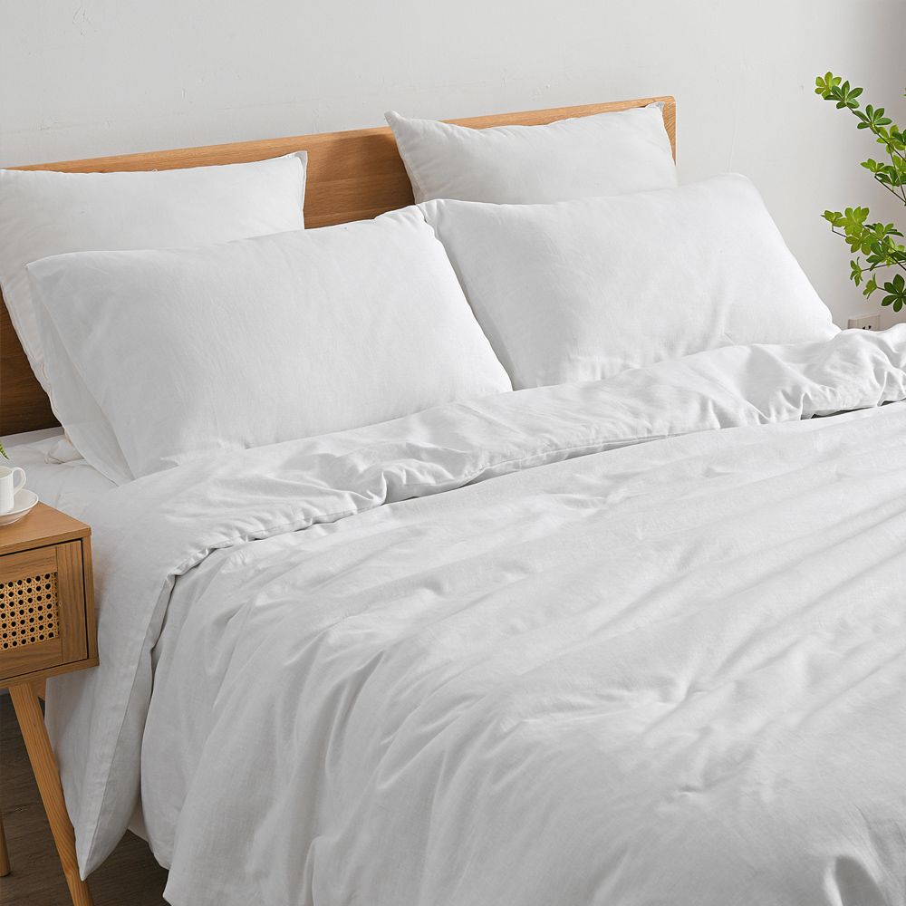 Dreamaker Linen & Cotton Blend Quilt Cover Set
