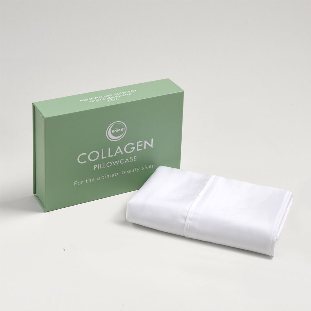 Bambi Collagen Tencel Pillowcase White