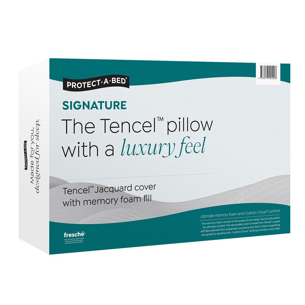 Protect-A-Bed Signature Tencel Jacquard Memory Foam Pillow Thumbnail