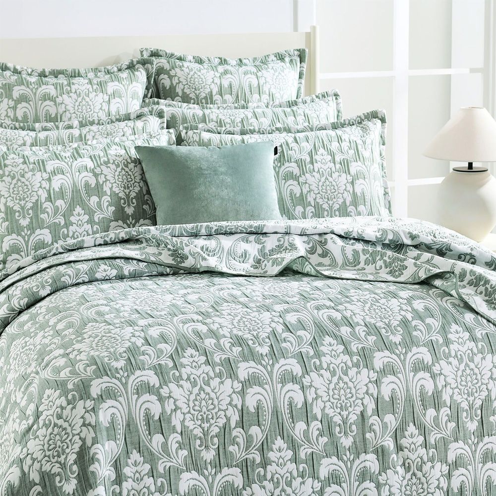 Renee Taylor Tahlia Jacquard Coverlet Set