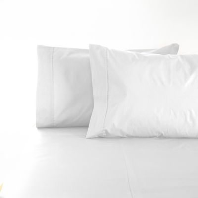 Jenny McLean La Via 400TC Egyptian Cotton Sheet Set White