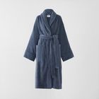 Sheridan Aven Australian Cotton Bathrobe Indigo 4