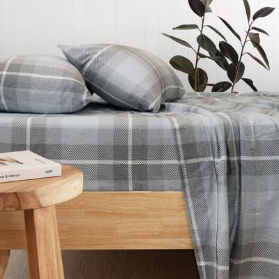 Bambury Harrison Flannelette Cotton Sheet Set
