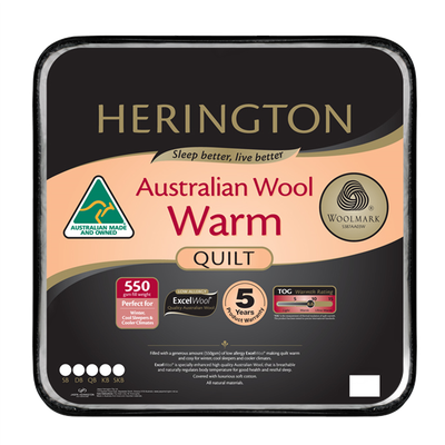 Herington Winter Warmth Australian Wool Quilt