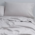 Cloud Linen 250 Thread Count Organic Cotton Sheet Set Silver