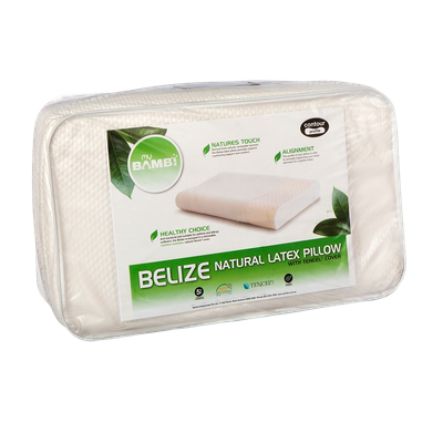 Bambi Belize Contoured Natural Latex Pillow Pacakging