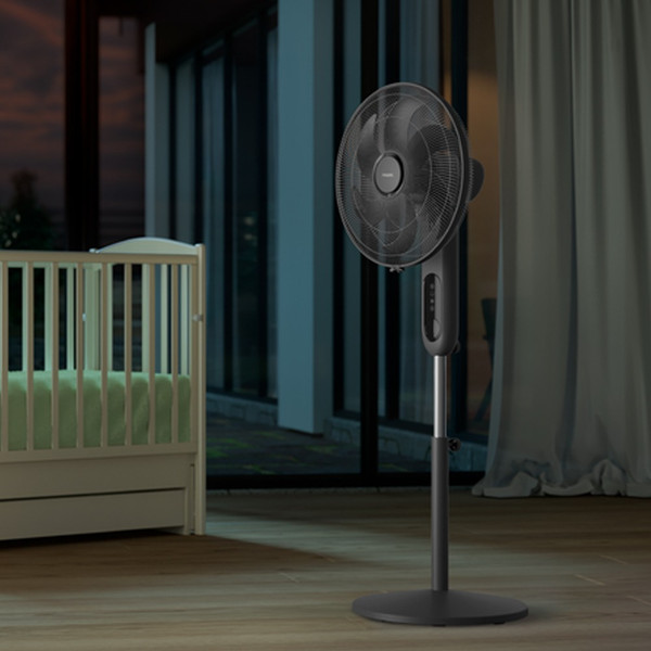 Philips 1000 Series Black Pedestal Fan
