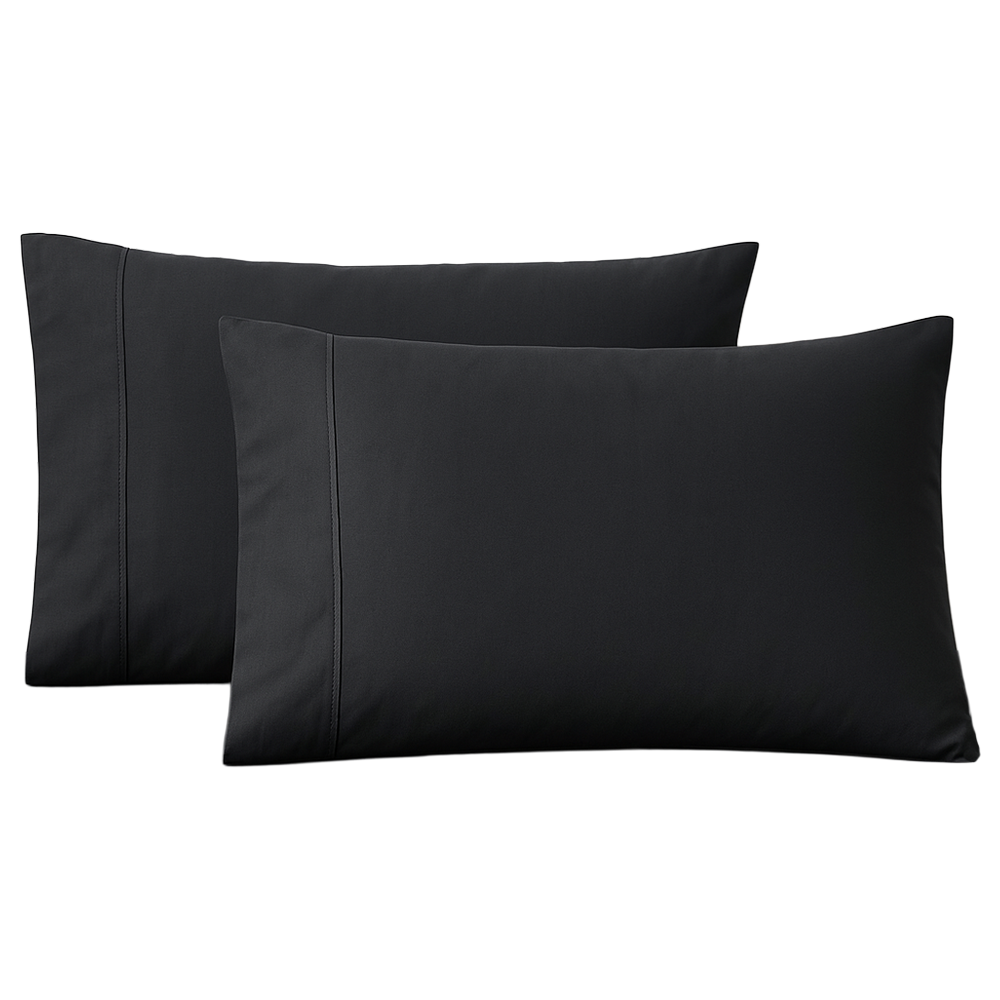 Eastwind Twill Organic Bamboo Pillow Cases Set Thumbnail Slate