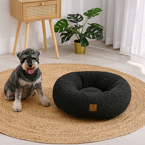 Donut Pet Bed Charcoal
