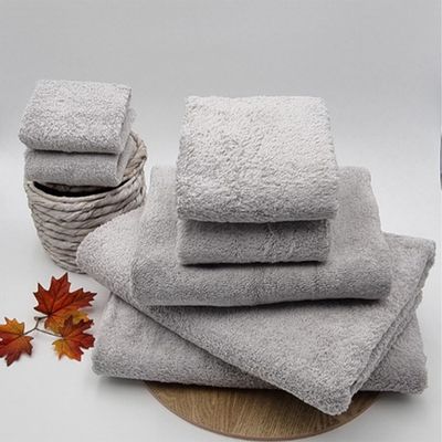 Jenny McLean De La Maison 7 Piece Cotton Bath Towel Set Silver
