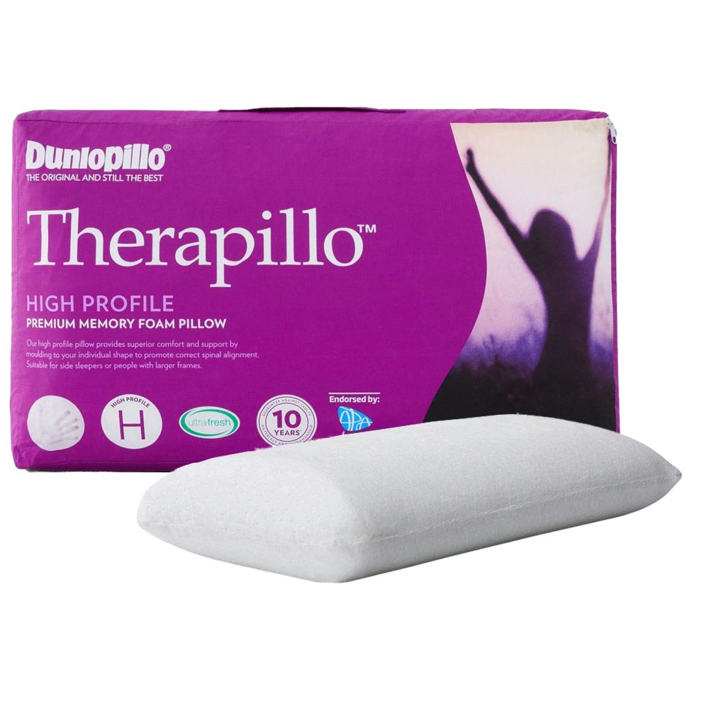 Dunlopillo Memory Foam Pillow High Profile Memory Foam Pillows