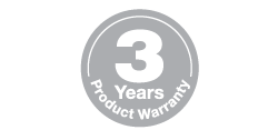 3 Years Product Warranty