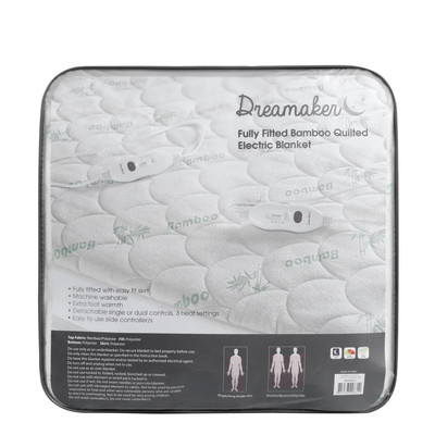 Dreamaker Bamboo Quilted Electric Blanket