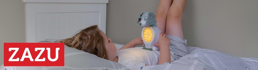 ZAZU Davy the Dog Sleep Trainer Clock and Nightlight Banner