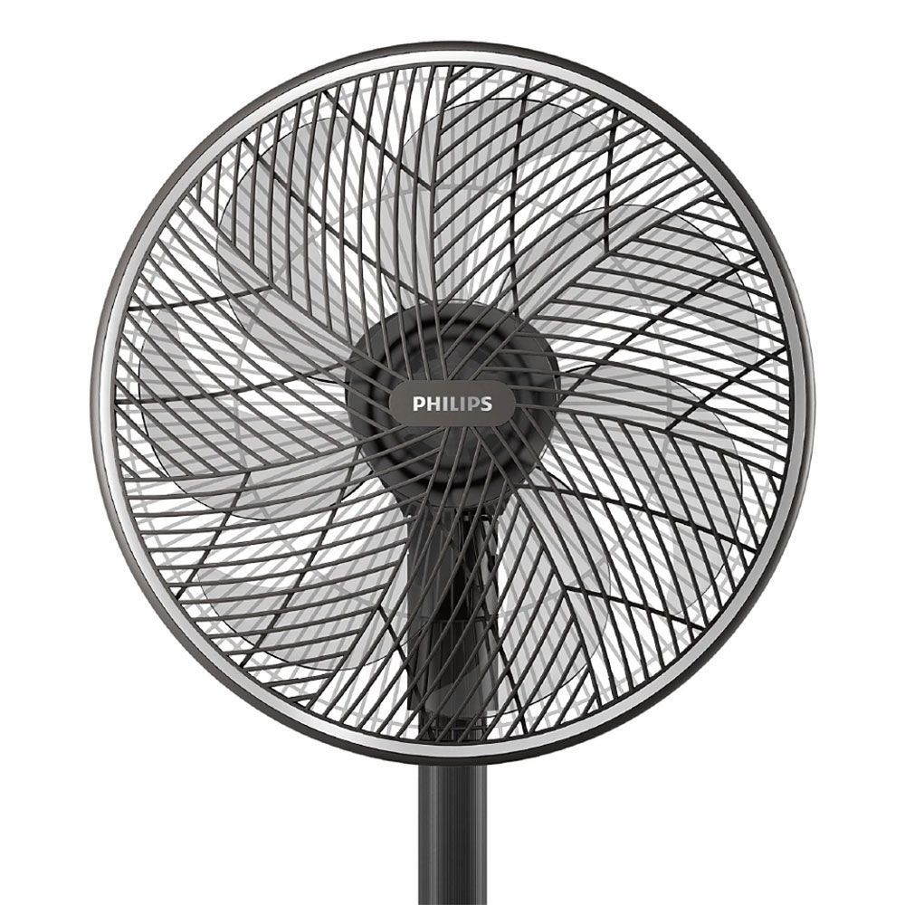 Philips Series 3000 Black Pedestal Fan Front