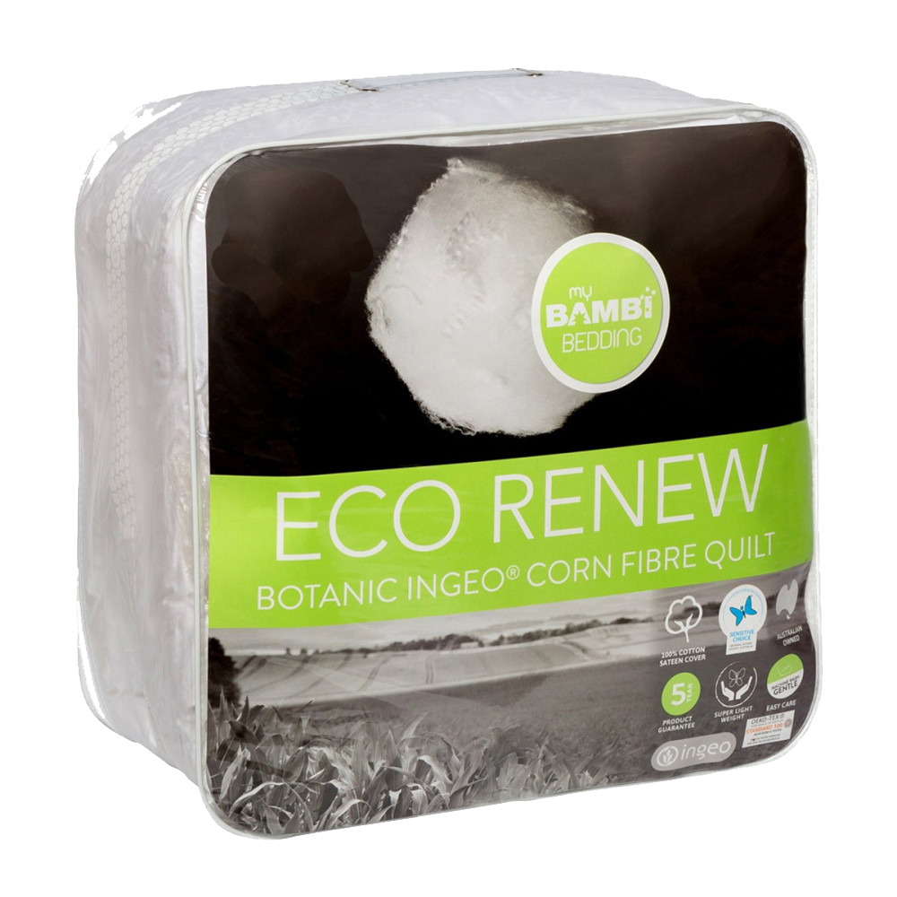 Bambi Botanic Ingeo Corn Whisper Loft Summer Quilt Packing