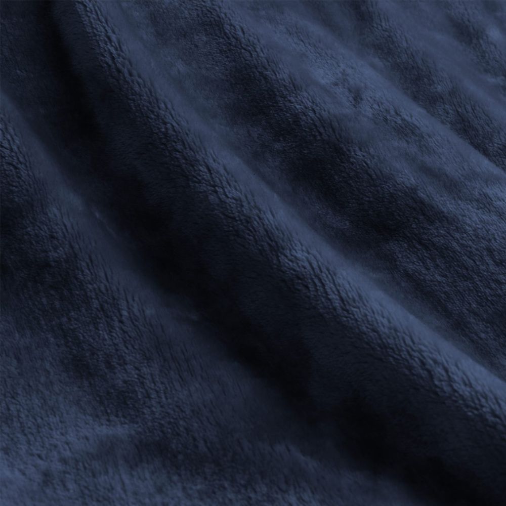 Ardor Boudoir Lucia Luxury Plush Blanket Navy Detail