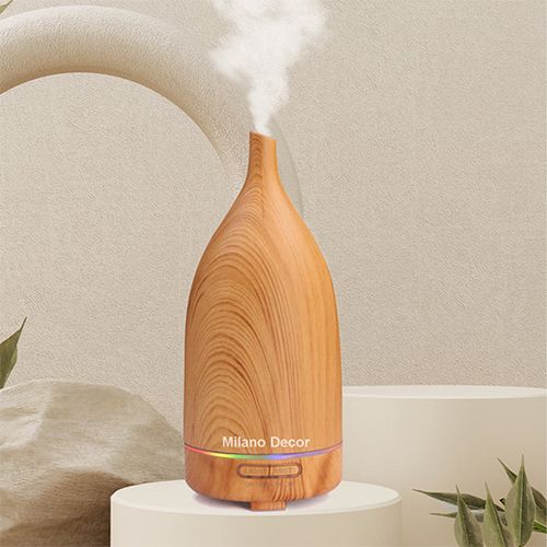 Wood Grain Whisper Ultrasonic Aroma Diffuser