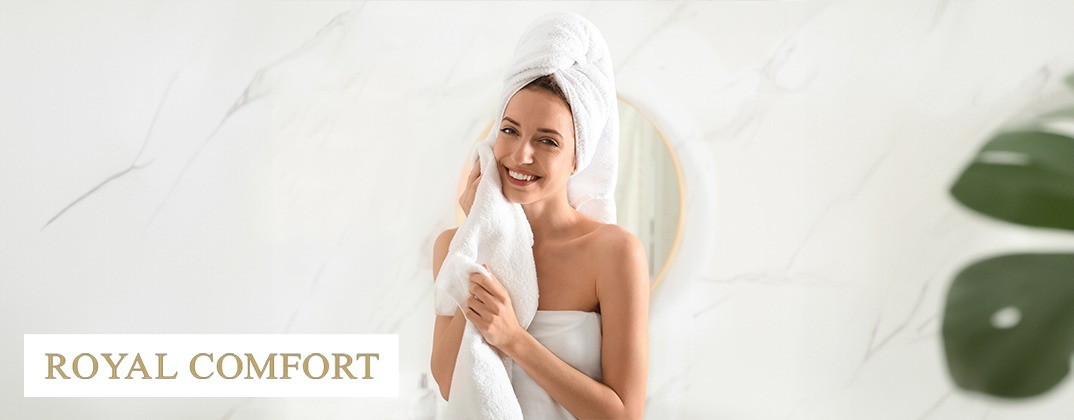 Royal Comfort Luxury Plush 100% Cotton Zero Twist 16 Piece Towel Set Mobile Banner